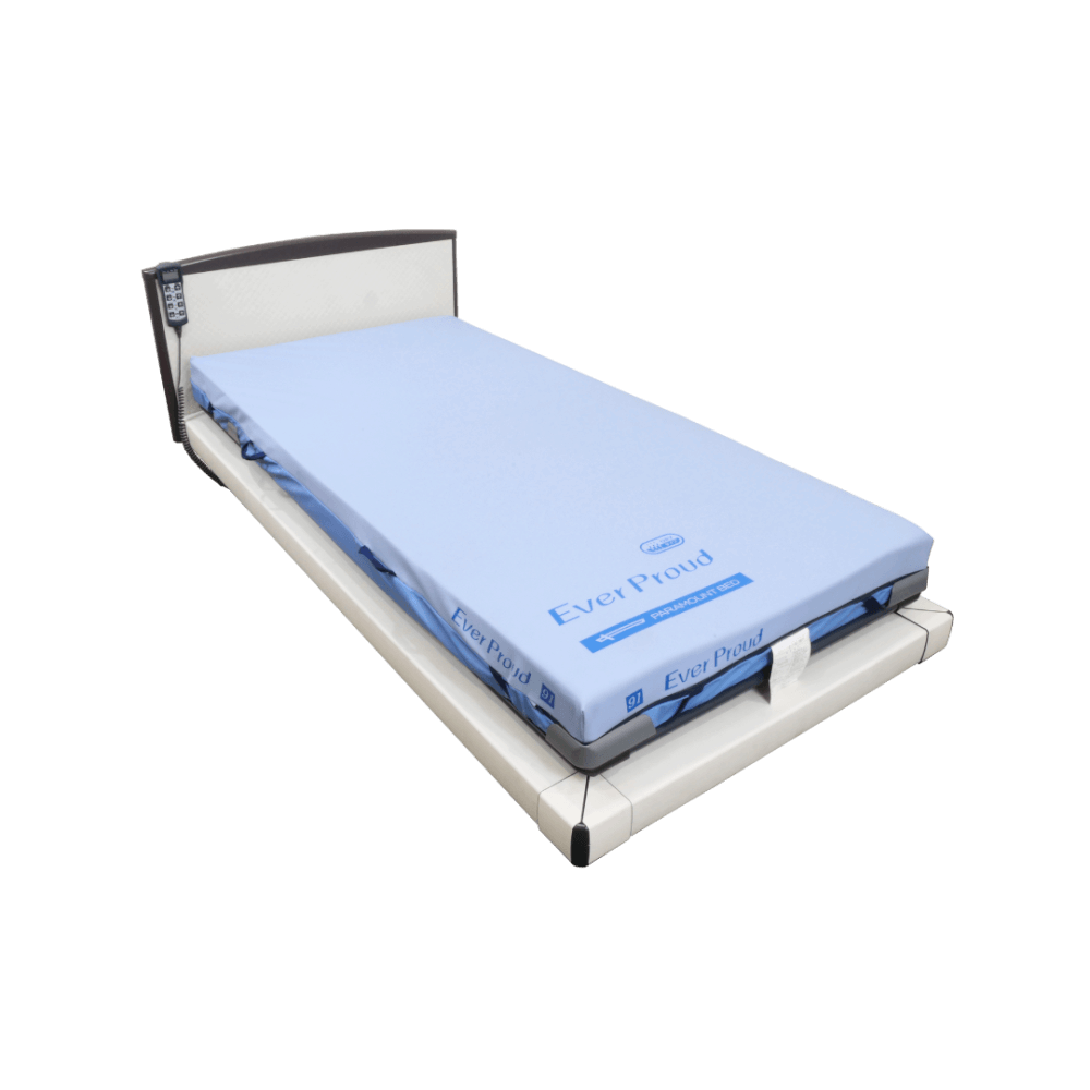 เตียงผู้ป่วยไฟฟ้า PARAMOUNT BED รุ่น Intime 1000 สีขาว พร้อมที่นอน รุ่น Ever Proud_5